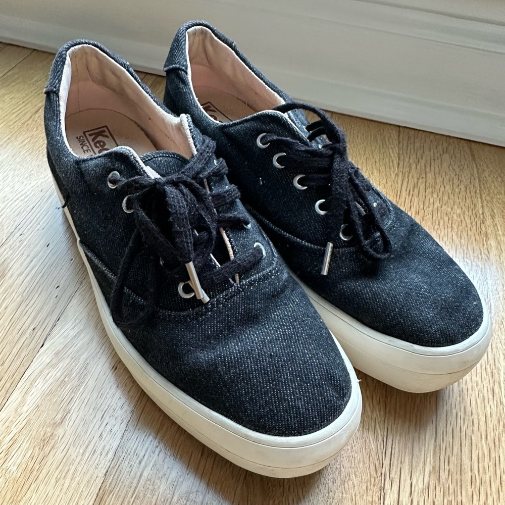 Keds Denim Lace-Up Sneakers